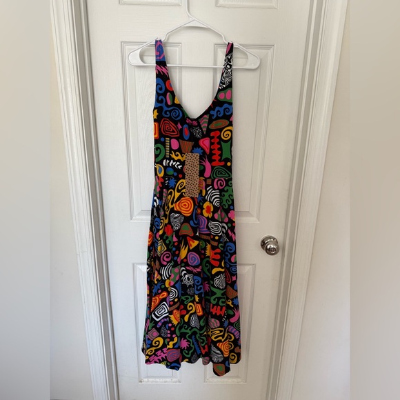 NWT Nooworks party mix vacation dress sz M - Picture 1 of 4